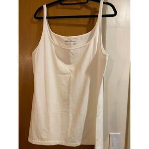 Eddie Bauer white tank top 2XLT